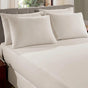 Kit Cama Casal Monte Santo Malha Liso 3 peças - Pérola