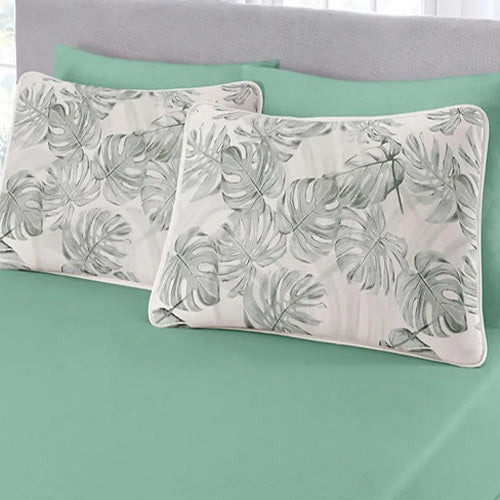 Kit Cama King Monte Santo Malha Estampado 3 peças - Carimbo