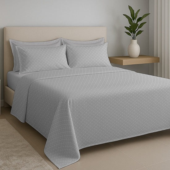 Jogo de Cama Solteiro Estamparia 150 Fios - Premium 7679-1