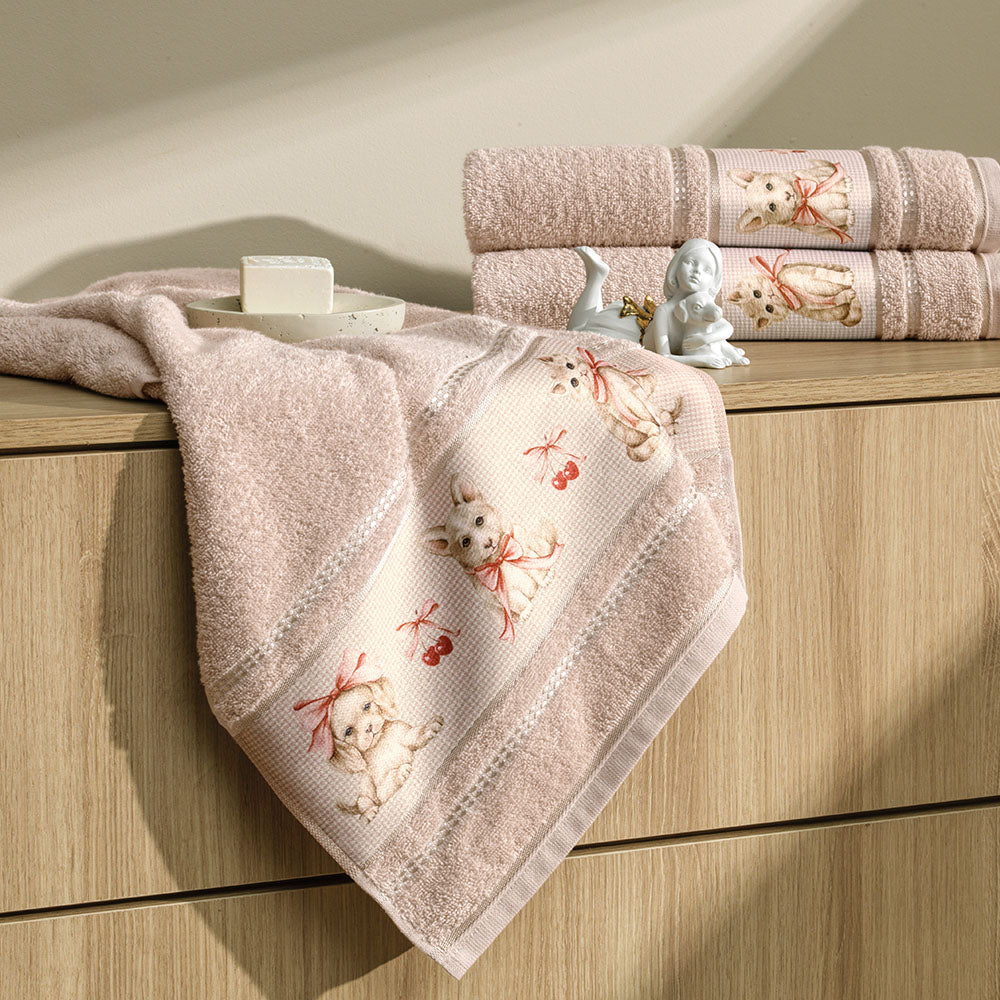Toalha de Banho Infantil Karsten Kids Felpuda - Pets