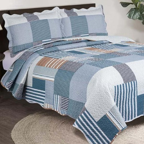 Colcha Queen Camesa Evolution Patchwork - Barô