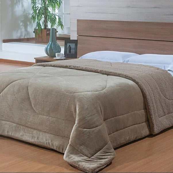 Edredom Queen Niazitex Capetown 2,20x2,40 - Kaki