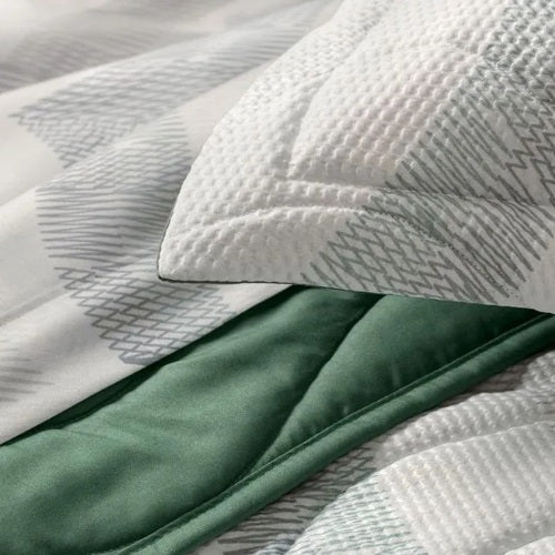 Colcha Casal Altenburg Toque Acetinado - Marine