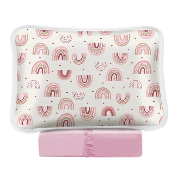 Kit Cama Berço Padrão Malha Baby Monte Santo 2 Peças - Doce Aurora