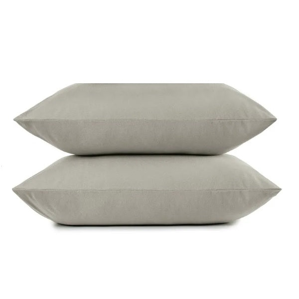 Jogo de Fronha Altenburg 50x70cm Malha - Cinza