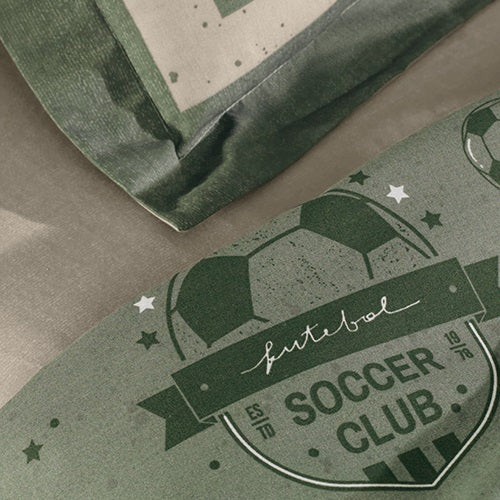 Jogo de Cama Solteiro Karsten 200 Fios - Futebol