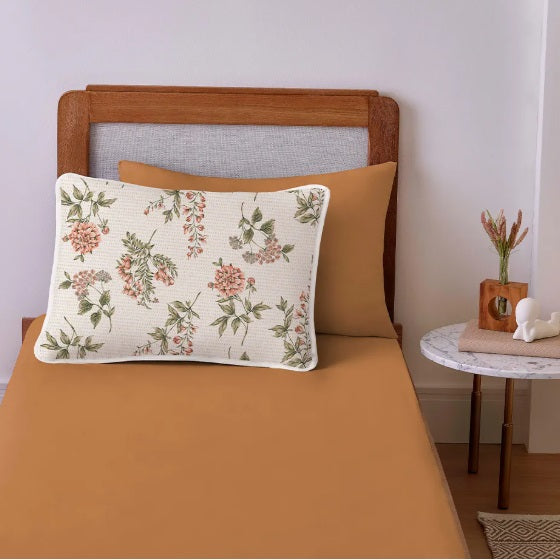 Kit Cama Solteiro Monte Santo Malha Estampado 2 peças - Giardino