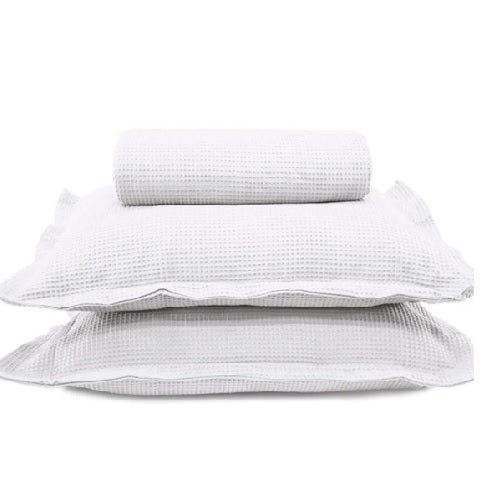 Kit Colcha King Döhler Piquet 100% Algodão - Branca