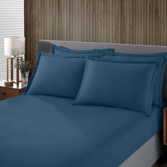 Lençol Solteiro Avulso Buettner Malha - Azul Marinho