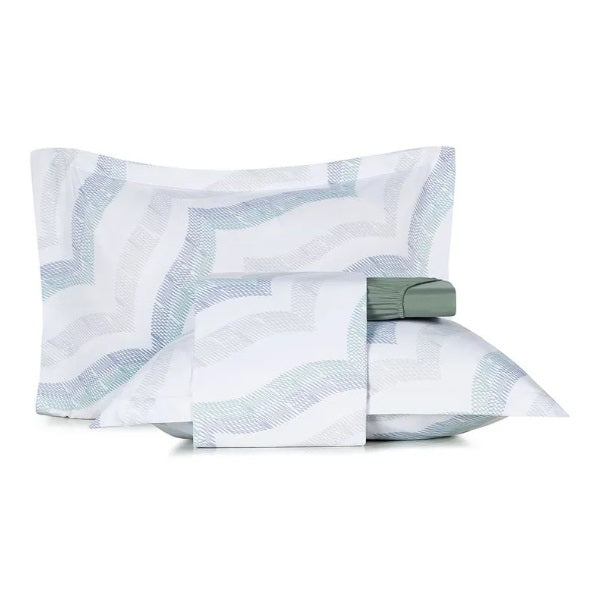 Jogo de Cama Casal Altenburg Toque Acetinado 4 peças - Marine