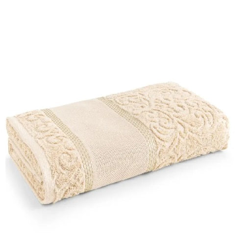 Toalha Banhão Karsten Bordar Melina II - Natural