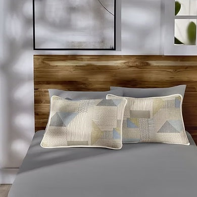 Kit Cama King Monte Santo Malha Estampado 3 peças - Nuages