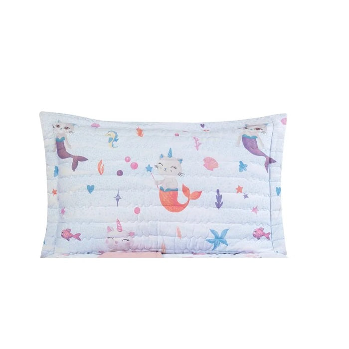 Porta-Travesseiro Altenburg Malha - Mundo Kids Mar Magia