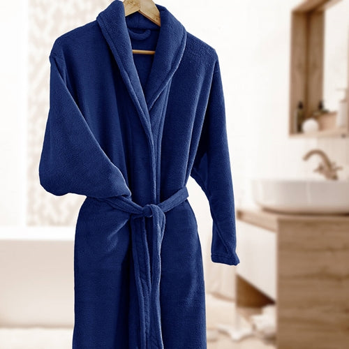 Roupão Unissex Corttex Home Desing P - Marinho