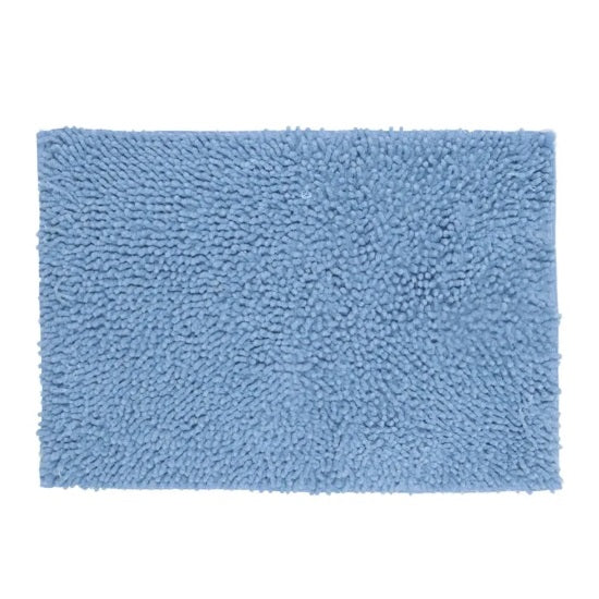 Tapete Antiderrapante Bolinhas - Azul Claro