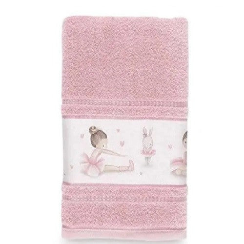 Toalha de Banho Infantil Karsten Kids Felpuda - Bailarina