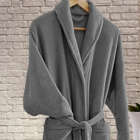 Roupão Unissex Corttex Home Desing M - Chumbo