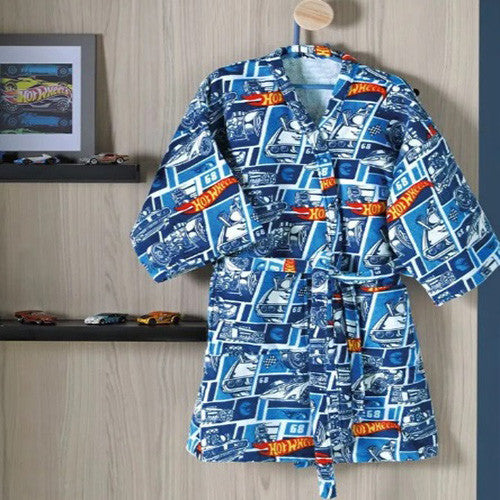Roupão Infantil Döhler Hot Wheels 12 - P 3 a 5 anos