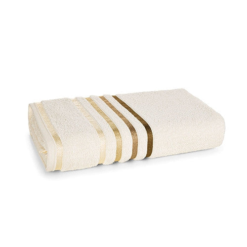 Toalha Banho Karsten Lumina - Ivory/Marrom