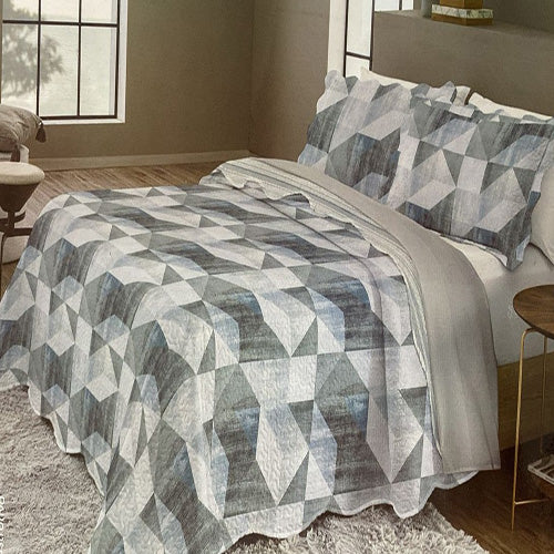 Colcha Solteiro Camesa Evolution Patchwork - Sortidas 16