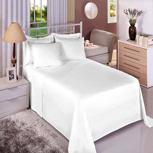 Jogo de Cama Queen Monte Santo 180 Fios - Branco
