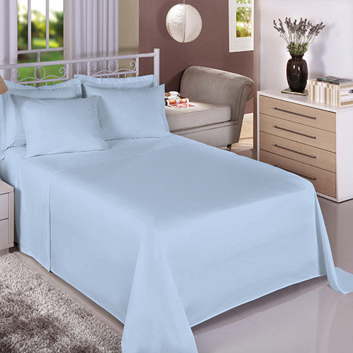 Jogo de Cama Casal Monte Santo 180 Fios - Azul