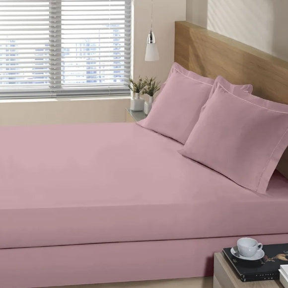 Lençol Casal Avulso Buettner Reffinata 230 Fios - Rosa