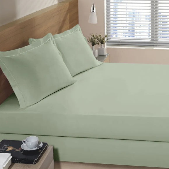 Lençol King Buettner Reffinata 230 Fios - Verde Alecrim