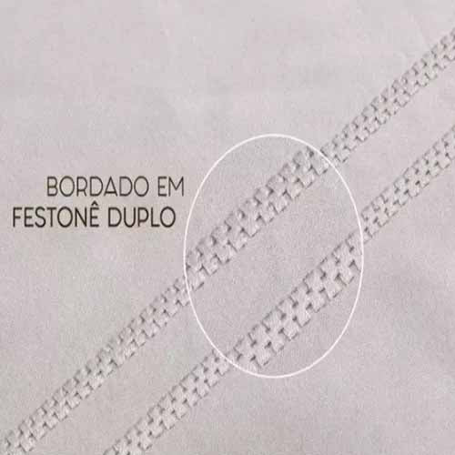 Jogo de Cama Queen Naturalle Castle 400 Fios - Fendi