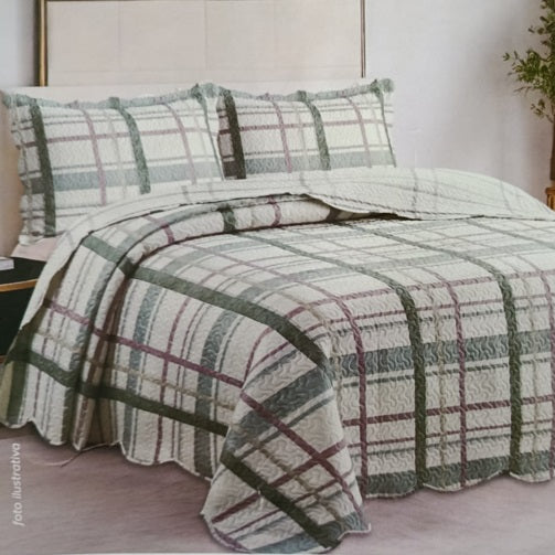 Colcha Solteiro Camesa Evolution Patchwork - Sortidas 33