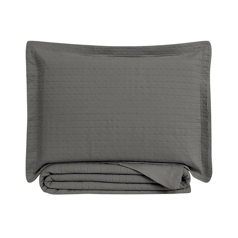 Colcha King Camesa - Loft Cinza