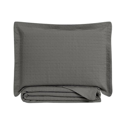 Colcha King Camesa - Loft Cinza