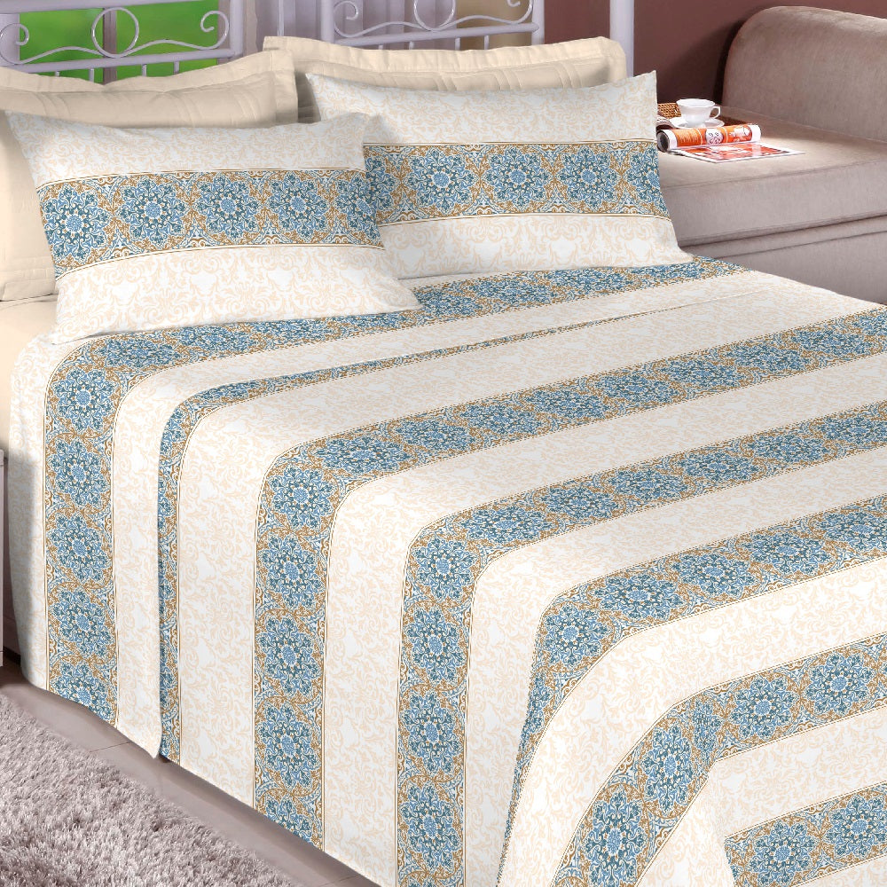 Jogo de Cama Casal Monte Santo 180 Fios - 7415