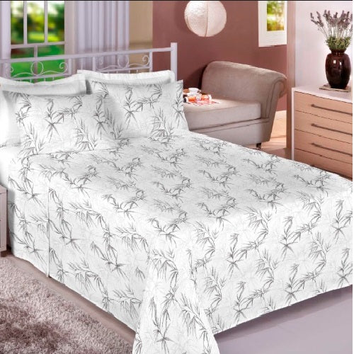 Jogo de Cama Queen Estamparia Premium 150 Fios - 7619