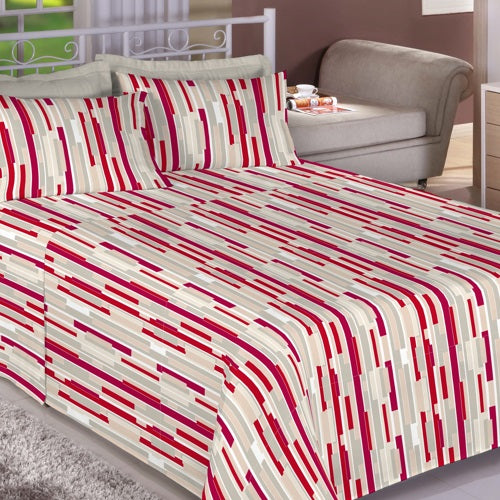 Jogo de Cama Casal Estamparia Premium 150 Fios - 7677-2