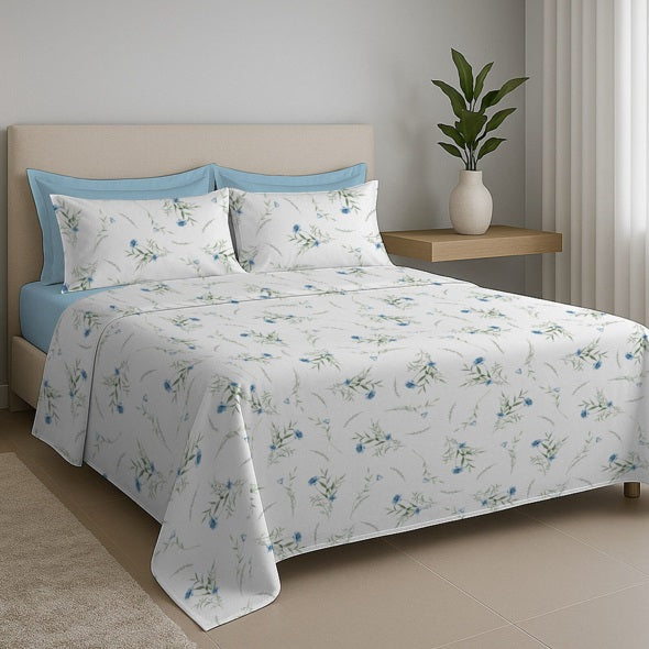 Jogo de Cama Queen Estamparia 150 Fios - Premium 7872