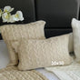 Capa Almofada Tricot Molinari Genebra 30x50 - Bege