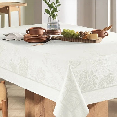 Toalha Mesa Retangular Karsten Sempre Limpa 1,60x2,20 -  Amaris Branca