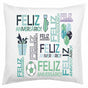 Fronha Atlântica Temática - Feliz Aniversário Azul