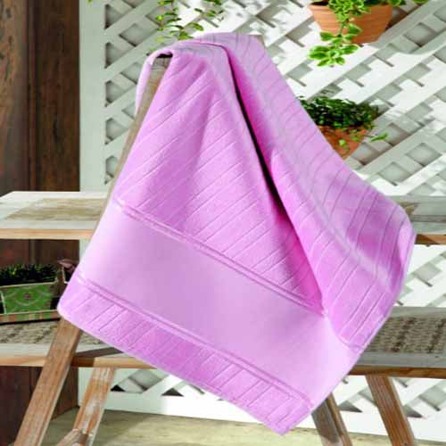 Toalha Banho Döhler Pintura - Artesanalle Rosa 5211