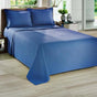 Kit Colcha King Döhler Piquet Lisa 100% Algodão - Azul 10195