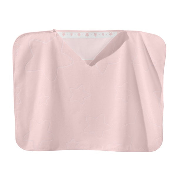 Toalha Banho com Capuz Pintar Döhler - Baby Star Rosa