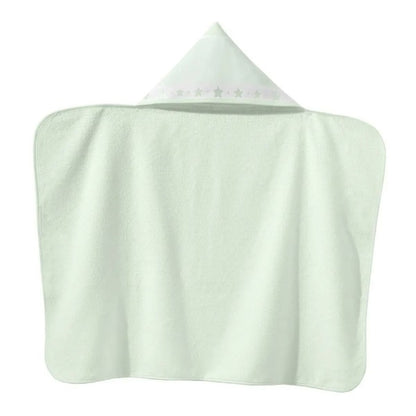 Toalha Banho com Capuz Bordar Döhler - Baby Star Verde