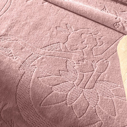 Toalha de Banho Infantil Aveludada Karsten - Fio Cardado Encantada Rosa