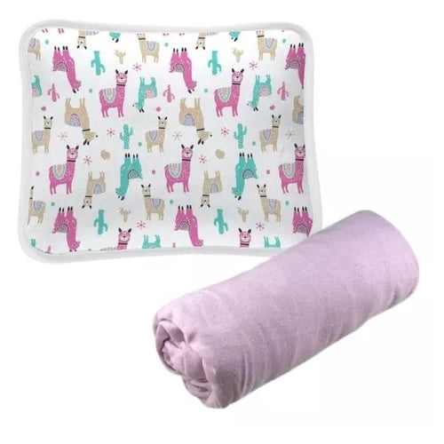 Kit Berço Padrão Malha Baby Monte Santo 2 Peças - Lhama