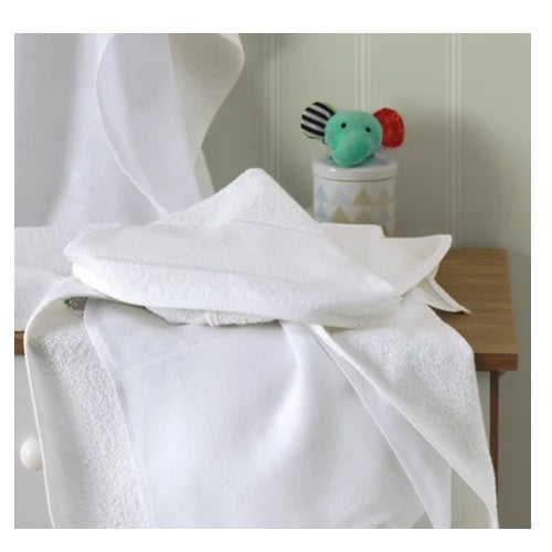 Toalha Banho com Capuz Döhler - Baby Love Branca