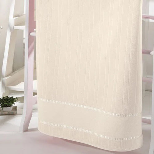 Toalha Lavabo Döhler Bordar - Bella Marfim 3137