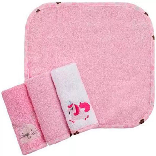 Kit Toalha Boca Camesa Baby - Rosa