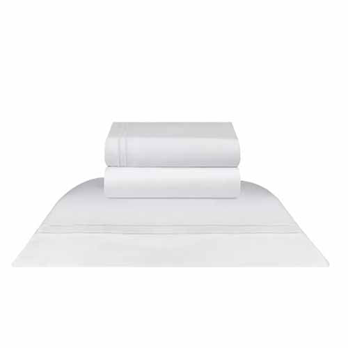 Jogo de Cama Queen Naturalle Castle 400 Fios - Branco