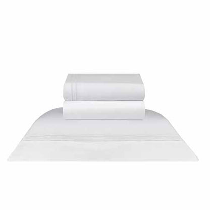 Jogo de Cama Queen Naturalle Castle 400 Fios - Branco